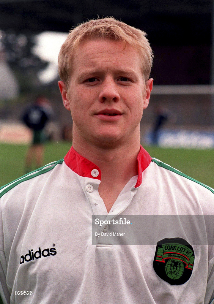 22 August 1996; Colin O'Brien of Cork City prior to the Harp Lager League Cup Group A match between Cork City and Cobh Ramblers at Turners Cross in Cork. Photo by David Maher/Sportsfile