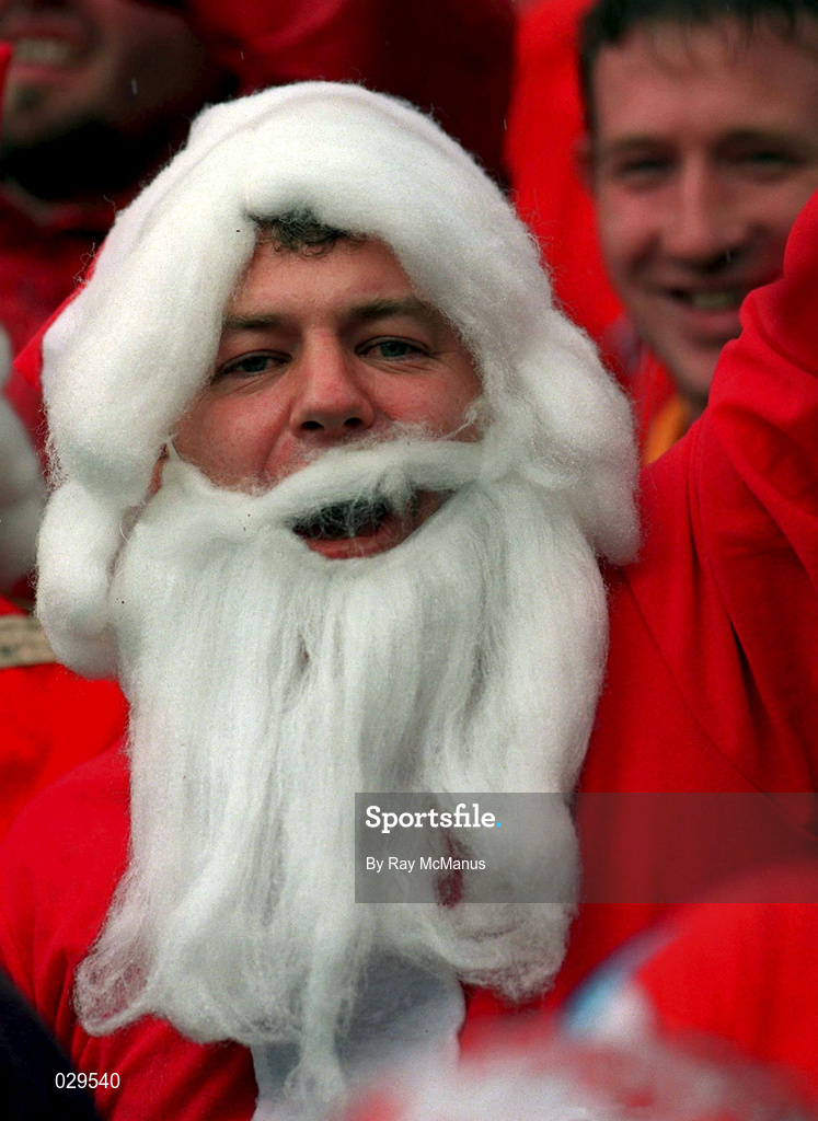 26 September 1999; A Cork supporter during the Bank of Ireland All-Ireland Senior Football Championship Final match between Meath and Cork at Croke Park in Dublin. Photo by Ray McManus/Sportsfile