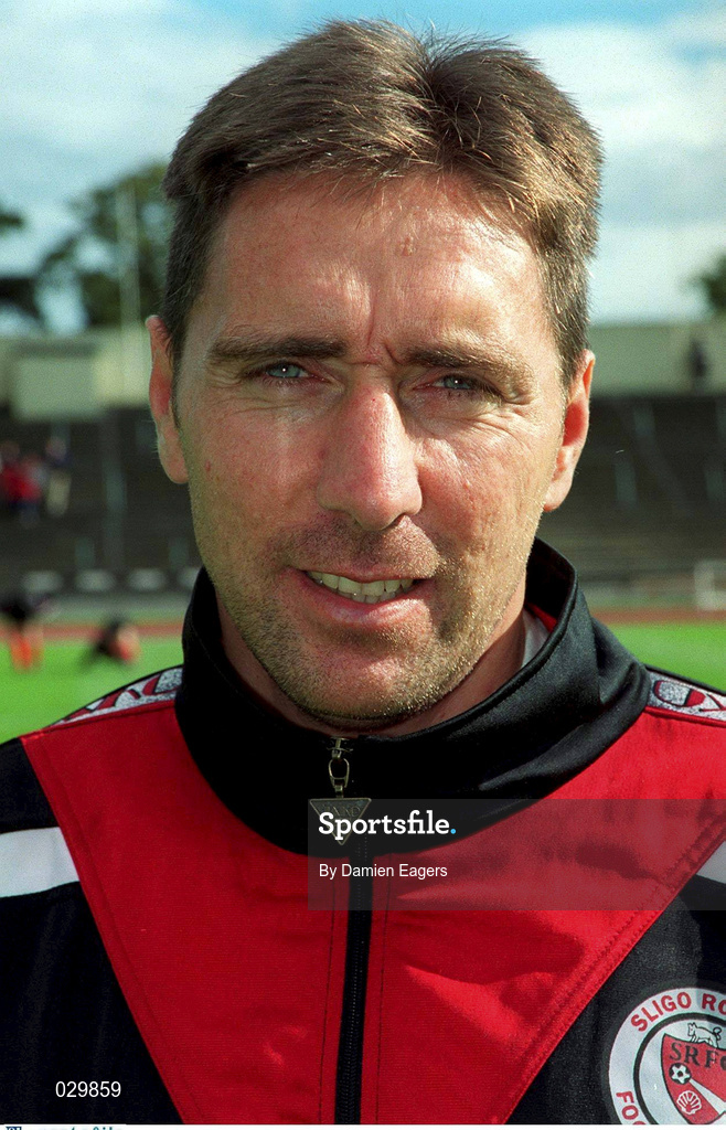 26 September 1999; Sligo Rovers player/manager Jim McInally during the Eircom League Premier Division match between Shamrock Rovers and Sligo Rovers at Morton Stadium in Santry, Dublin. Photo by Damien Eagers/Sportsfile