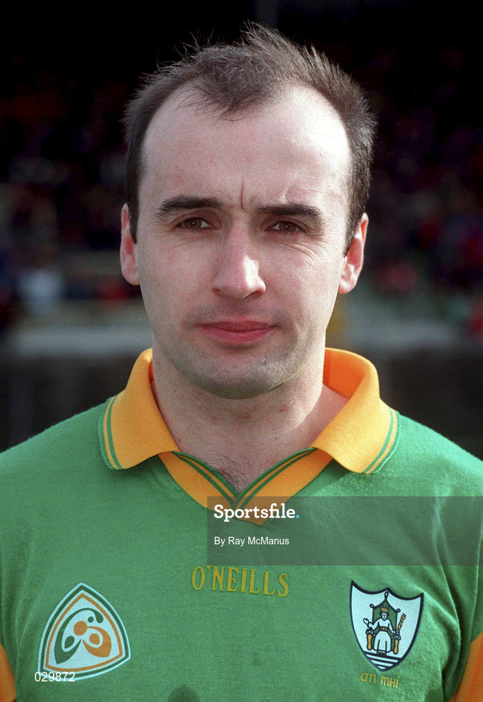 28 February 1999; Jody Devine of Meath prior to the Church and General National Football League Division 1 Group A match between Meath and Derry at Páirc Tailteann in Navan, Meath. Photo by Ray McManus/Sportsfile