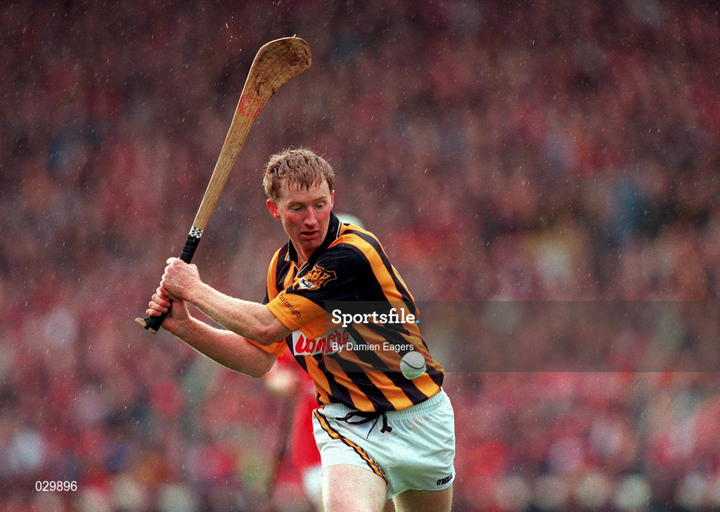 12 September 1999; John Power of Kilkenny during the Guinness All-Ireland Senior Hurling Championship Final between Cork and Kilkenny at Croke Park in Dublin. Photo by Damien Eagers/Sportsfile
