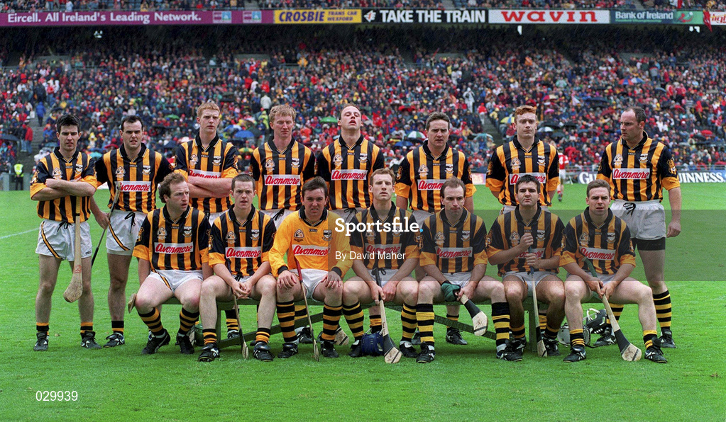 12 September 1999; The Kilkenny team prior to the Guinness All-Ireland Senior Hurling Championship Final between Cork and Kilkenny at Croke Park in Dublin. Photo by David Maher/Sportsfile