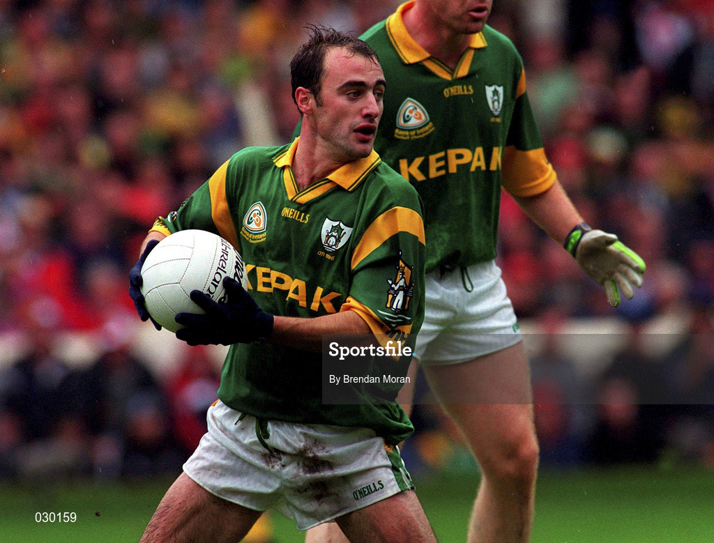 26 September 1999; Paddy Reynolds of Meath during the Bank of Ireland All-Ireland Senior Football Championship Final between Meath and Cork at Croke Park in Dublin. Photo by Brendan Moran/Sportsfile