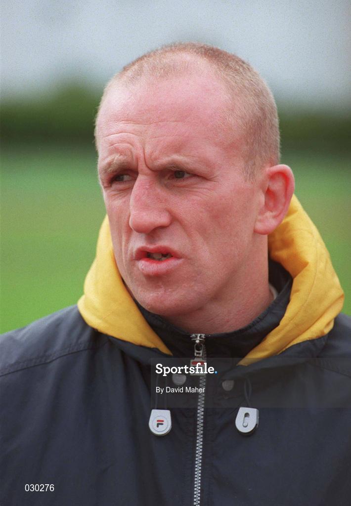 30 September 1999; London Broncos footballer Shaun Edwards during a training session with Bohemians at ALSAA in Santry, Dublin. Photo by David Maher/Sportsfile