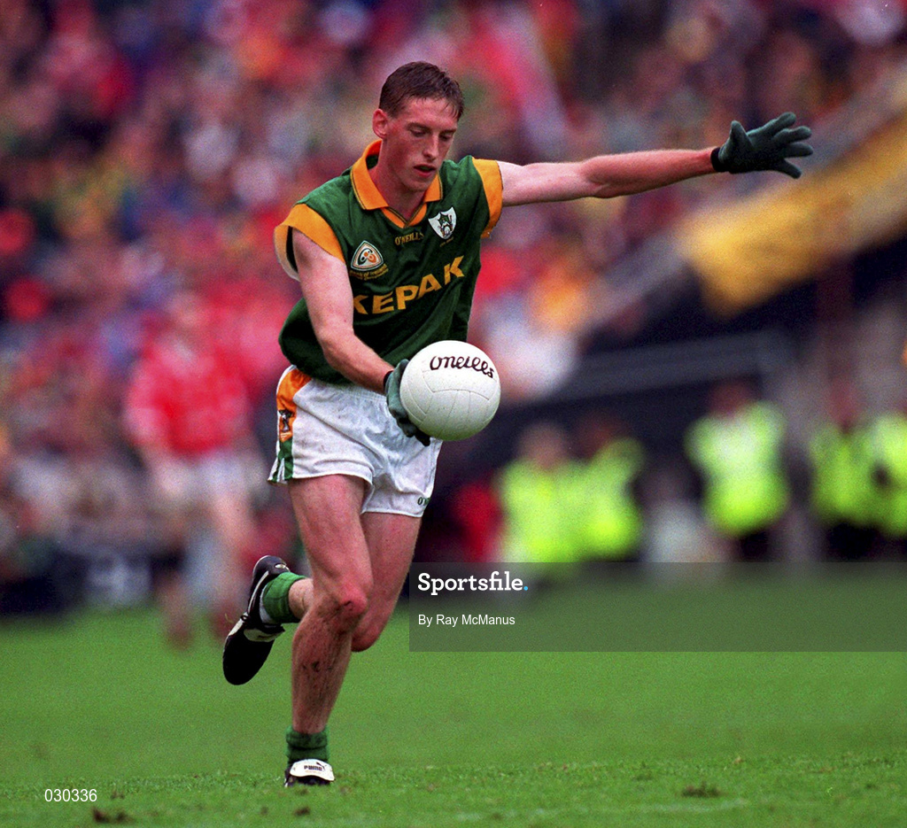 26 September 1999; Trevor Giles of Meath during the Bank of Ireland All-Ireland Senior Football Championship Final between Meath and Cork at Croke Park in Dublin. Photo by Ray McManus/Sportsfile