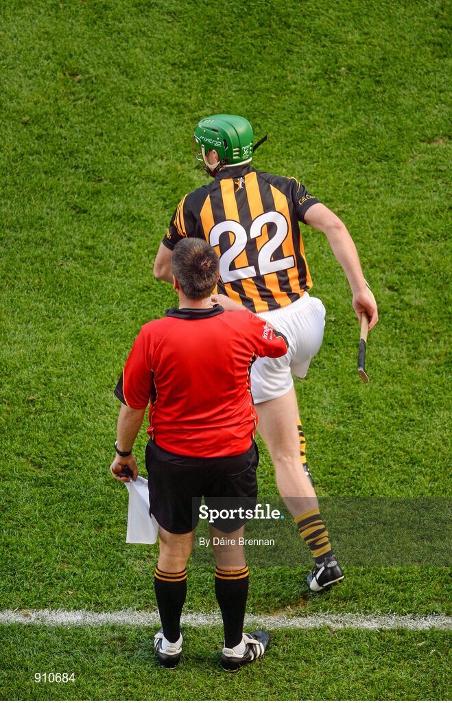 7 September 2014; Henry Shefflin, Kilkenny, comes onto the field in the 66th minute. GAA Hurling All Ireland Senior Championship Final, Kilkenny v Tipperary. Croke Park, Dublin. Picture credit: Dáire Brennan / SPORTSFILE