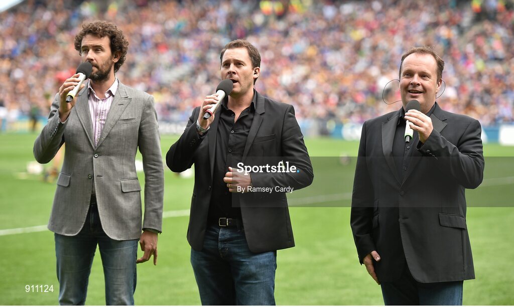 7 September 2014; A view of half-time entertainment. GAA Hurling All Ireland Senior Championship Final, Kilkenny v Tipperary. Croke Park, Dublin. Picture credit: Ramsey Cardy / SPORTSFILE