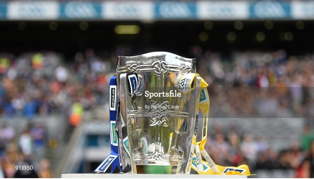 7 September 2014; A general view of the Liam MacCarthy Cup. GAA Hurling All Ireland Senior Championship Final, Kilkenny v Tipperary. Croke Park, Dublin. Picture credit: Ramsey Cardy / SPORTSFILE