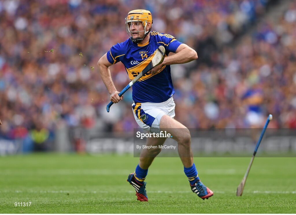 7 September 2014; Seamus Callanan, Tipperary. GAA Hurling All Ireland Senior Championship Final, Kilkenny v Tipperary. Croke Park, Dublin. Picture credit: Stephen McCarthy / SPORTSFILE