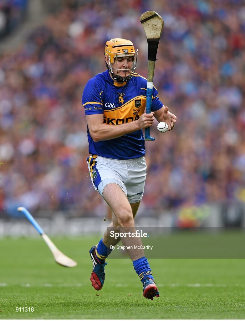 7 September 2014; Seamus Callanan, Tipperary. GAA Hurling All Ireland Senior Championship Final, Kilkenny v Tipperary. Croke Park, Dublin. Picture credit: Stephen McCarthy / SPORTSFILE