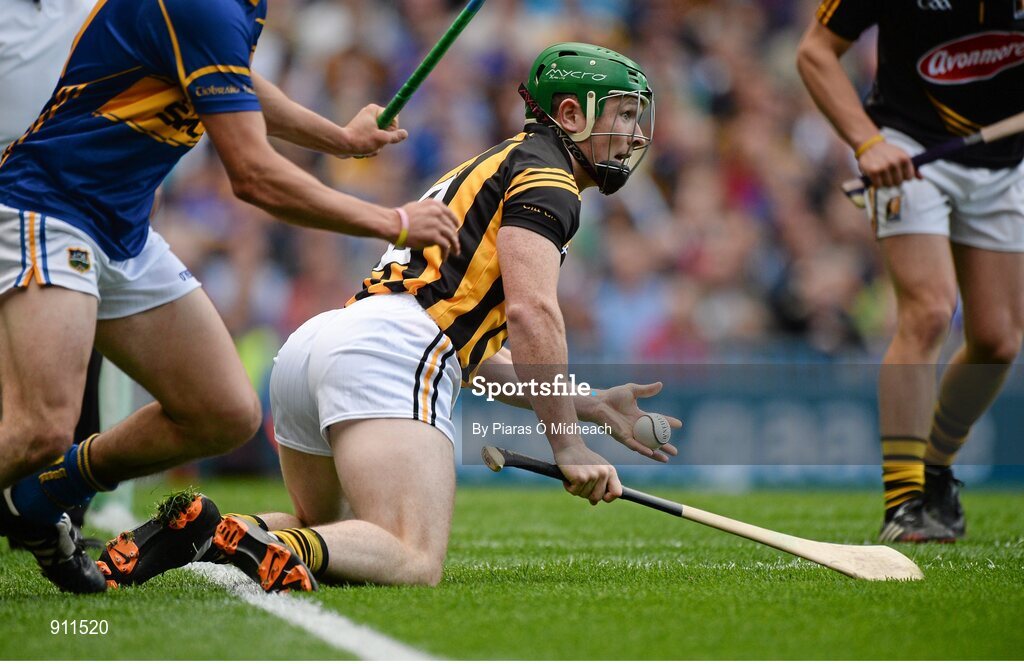7 September 2014; Paul Murphy, Kilkenny, in action against Patrick Maher, Tipperary. GAA Hurling All Ireland Senior Championship Final, Kilkenny v Tipperary. Croke Park, Dublin. Picture credit: Piaras Ó Mídheach / SPORTSFILE