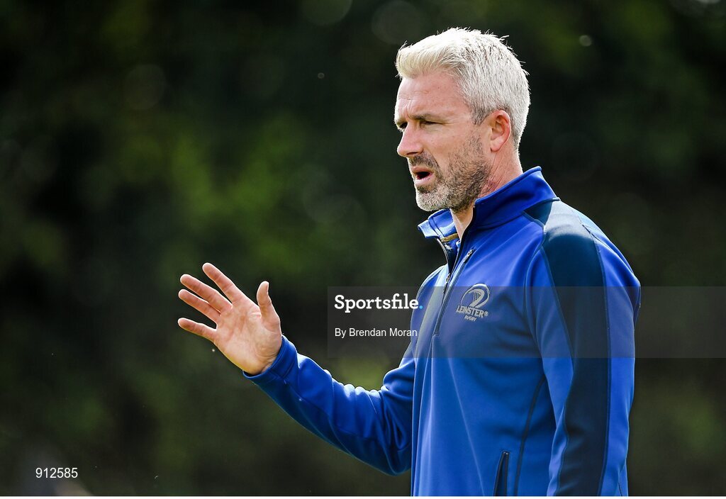 13 September 2014; Leinster head coach Rob Forbes. Women’s Senior Interprovincial, Leinster v Munster, Ashbourne RFC, Ashbourne, Co. Meath. Picture credit: Brendan Moran / SPORTSFILE
