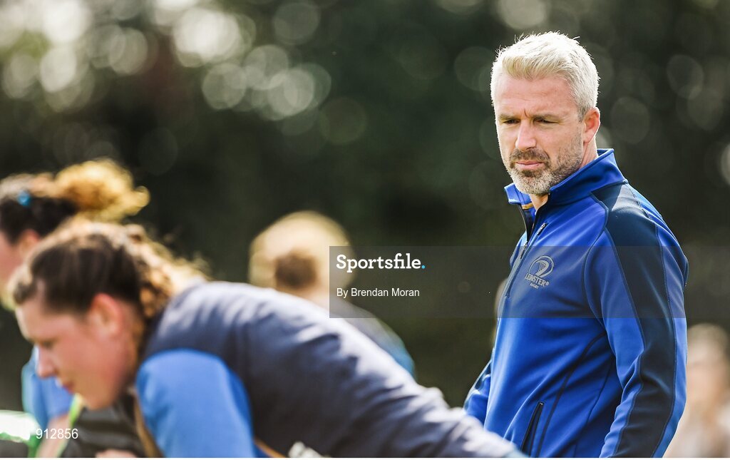 13 September 2014; Leinster head coach Rob Forbes. Women’s Senior Interprovincial, Leinster v Munster, Ashbourne RFC, Ashbourne, Co. Meath. Picture credit: Brendan Moran / SPORTSFILE