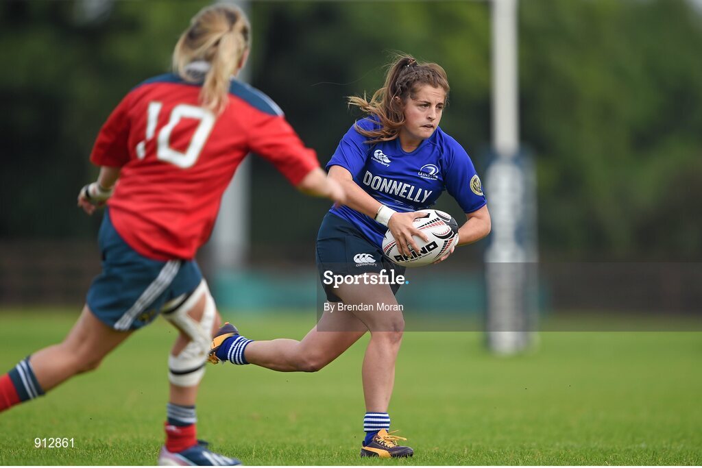13 September 2014; Meg Parkinson, Leinster. Women’s Senior Interprovincial, Leinster v Munster, Ashbourne RFC, Ashbourne, Co. Meath. Picture credit: Brendan Moran / SPORTSFILE