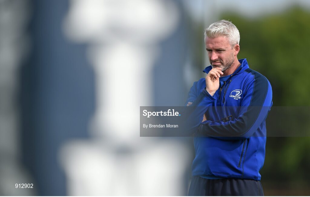 13 September 2014; Leinster head coach Rob Forbes. Women’s Senior Interprovincial, Leinster v Munster, Ashbourne RFC, Ashbourne, Co. Meath. Picture credit: Brendan Moran / SPORTSFILE