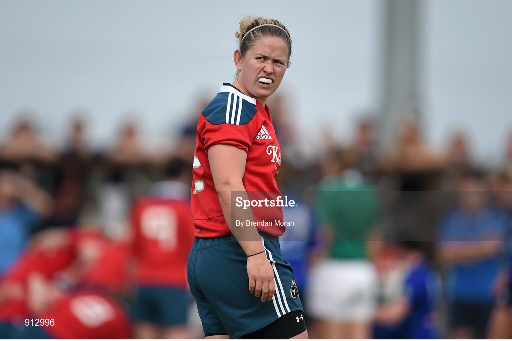 13 September 2014; Nicola Scully, Munster. Women’s Senior Interprovincial, Leinster v Munster, Ashbourne RFC, Ashbourne, Co. Meath. Picture credit: Brendan Moran / SPORTSFILE