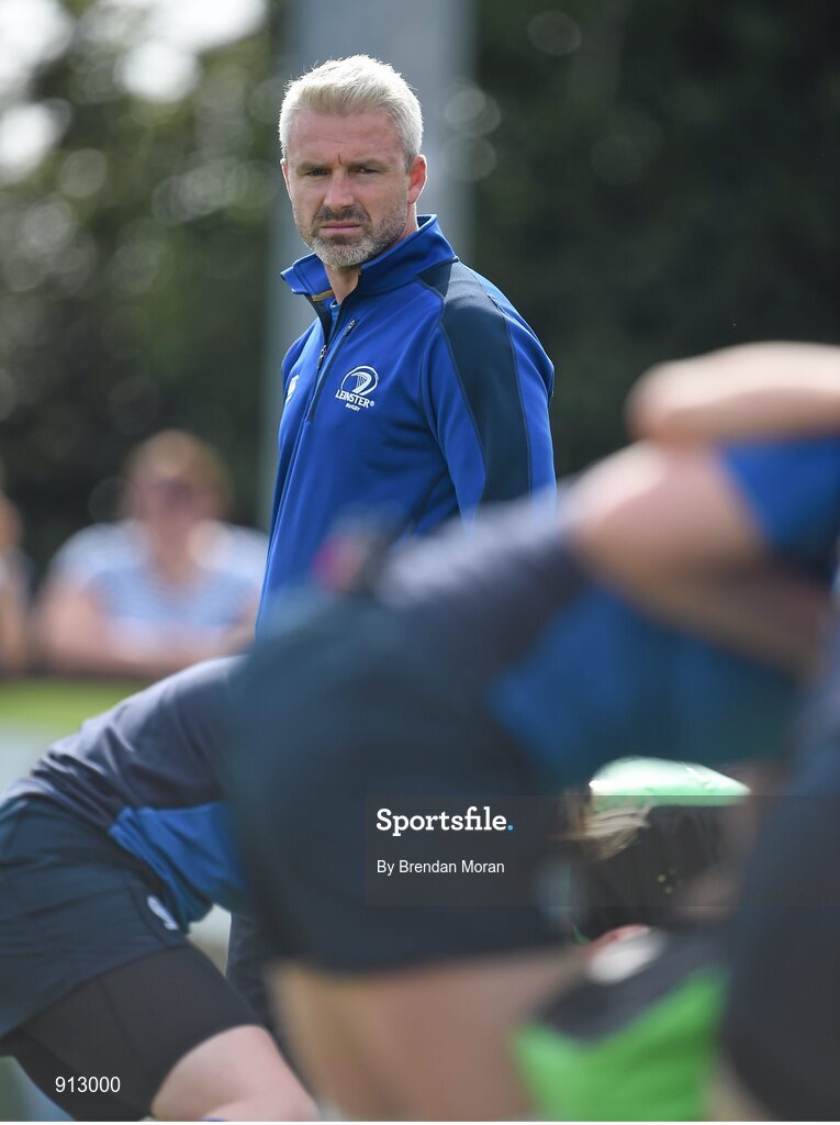 13 September 2014; Leinster head coach Rob Forbes. Women’s Senior Interprovincial, Leinster v Munster, Ashbourne RFC, Ashbourne, Co. Meath. Picture credit: Brendan Moran / SPORTSFILE