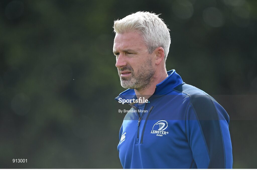 13 September 2014; Leinster head coach Rob Forbes. Women’s Senior Interprovincial, Leinster v Munster, Ashbourne RFC, Ashbourne, Co. Meath. Picture credit: Brendan Moran / SPORTSFILE