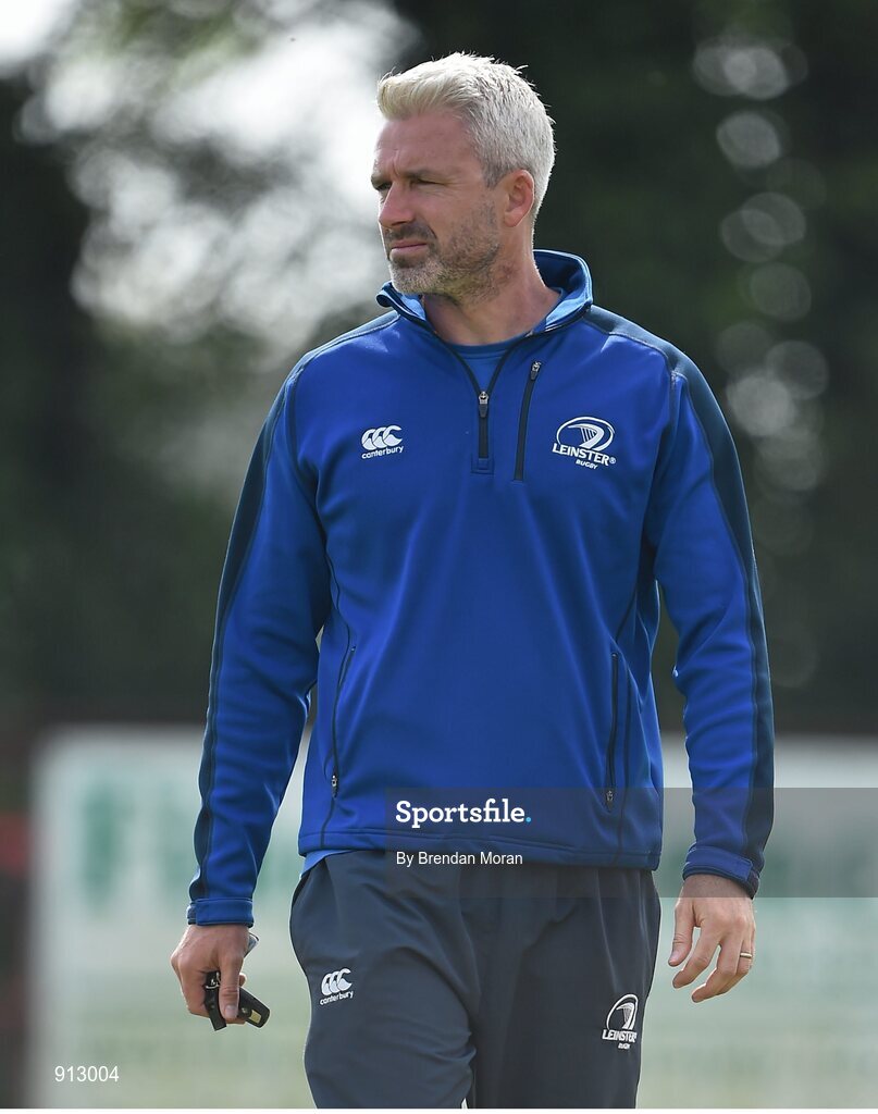 13 September 2014; Leinster head coach Rob Forbes. Women’s Senior Interprovincial, Leinster v Munster, Ashbourne RFC, Ashbourne, Co. Meath. Picture credit: Brendan Moran / SPORTSFILE