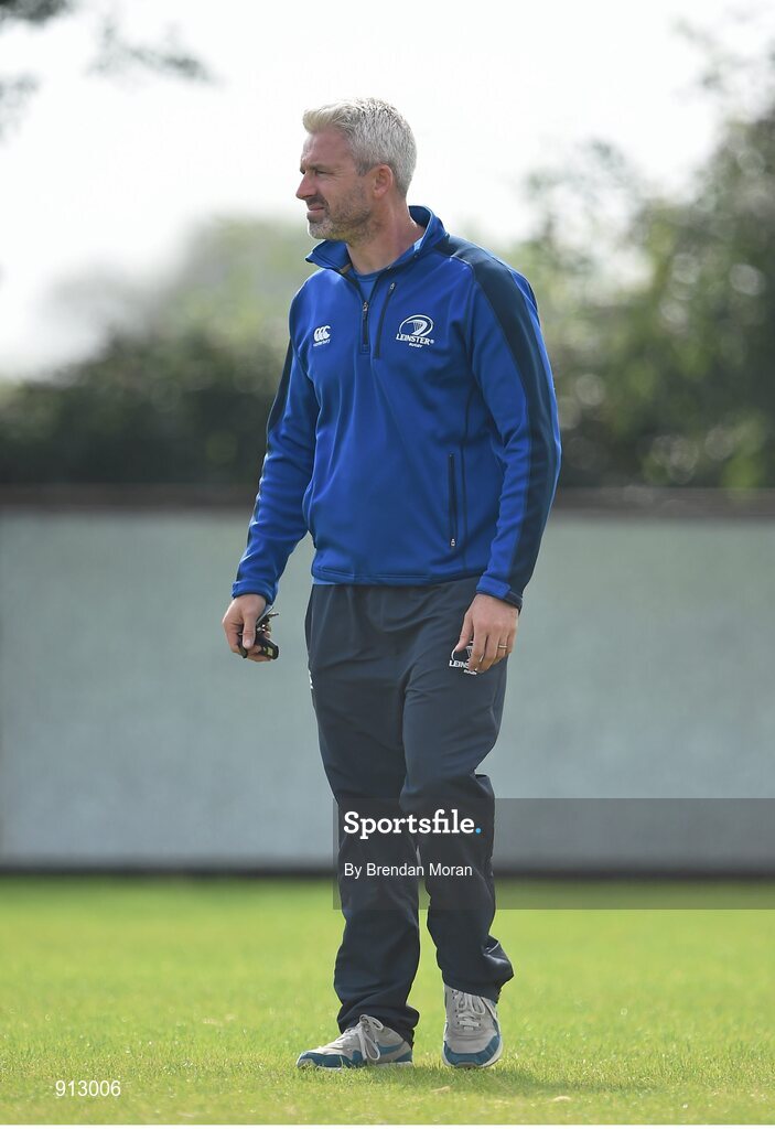 13 September 2014; Leinster head coach Rob Forbes. Women’s Senior Interprovincial, Leinster v Munster, Ashbourne RFC, Ashbourne, Co. Meath. Picture credit: Brendan Moran / SPORTSFILE