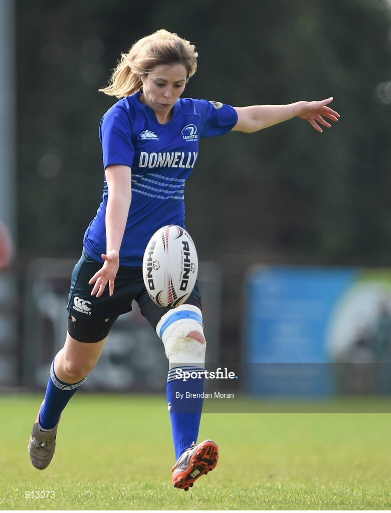 13 September 2014; Aine Donnelly, Leinster. Women’s Senior Interprovincial, Leinster v Munster, Ashbourne RFC, Ashbourne, Co. Meath. Picture credit: Brendan Moran / SPORTSFILE