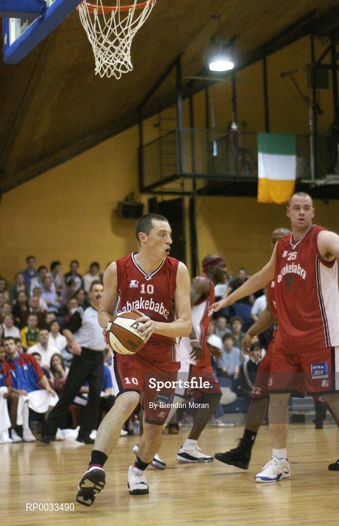 28 January 2007; Kieran Donaghy, Abrakebabra Tigers. Men's Superleague National Cup Final, Abrakebabra Tigers, Tralee, Co. Kerry v UCC Demons, Cork, National Basketball Arena, Tallaght, Dublin. Picture credit: Brendan Moran / SPORTSFILE