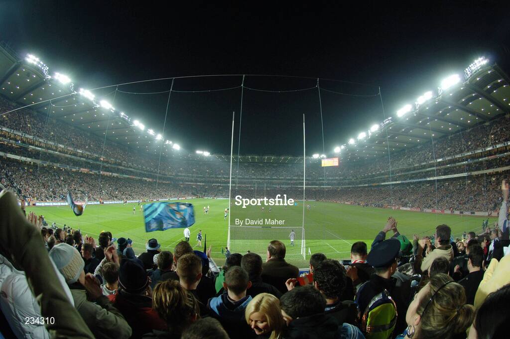 3 February 2007; A general view of the game from Hill 16. Allianz NFL Division 1A, Dublin v Tyrone, Croke Park, Dublin. Picture credit: David Maher / SPORTSFILE