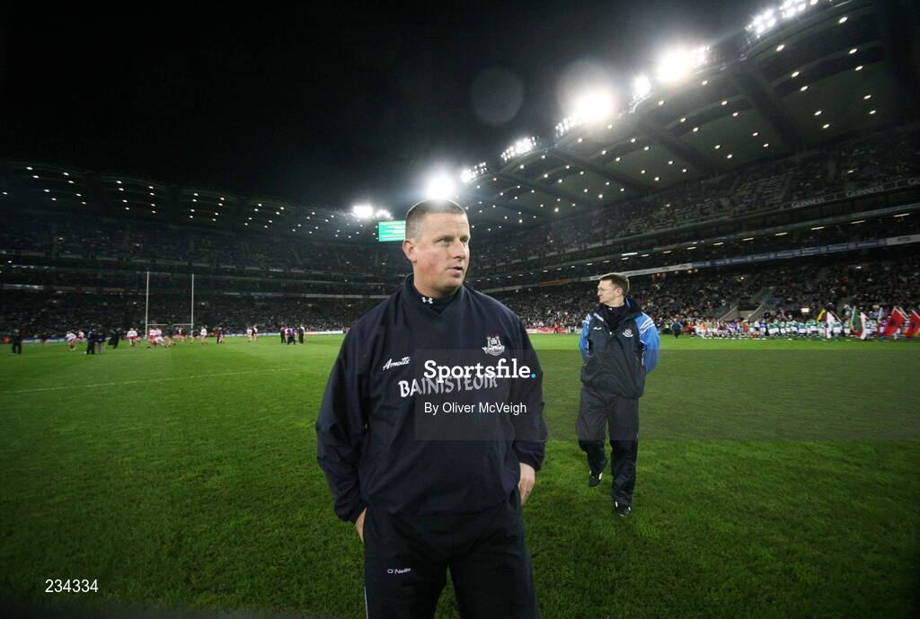3 February 2007; Dublin manager Paul Caffrey before the game. Allianz NFL Division 1A, Dublin v Tyrone, Croke Park, Dublin. Picture credit: Oliver McVeigh / SPORTSFILE