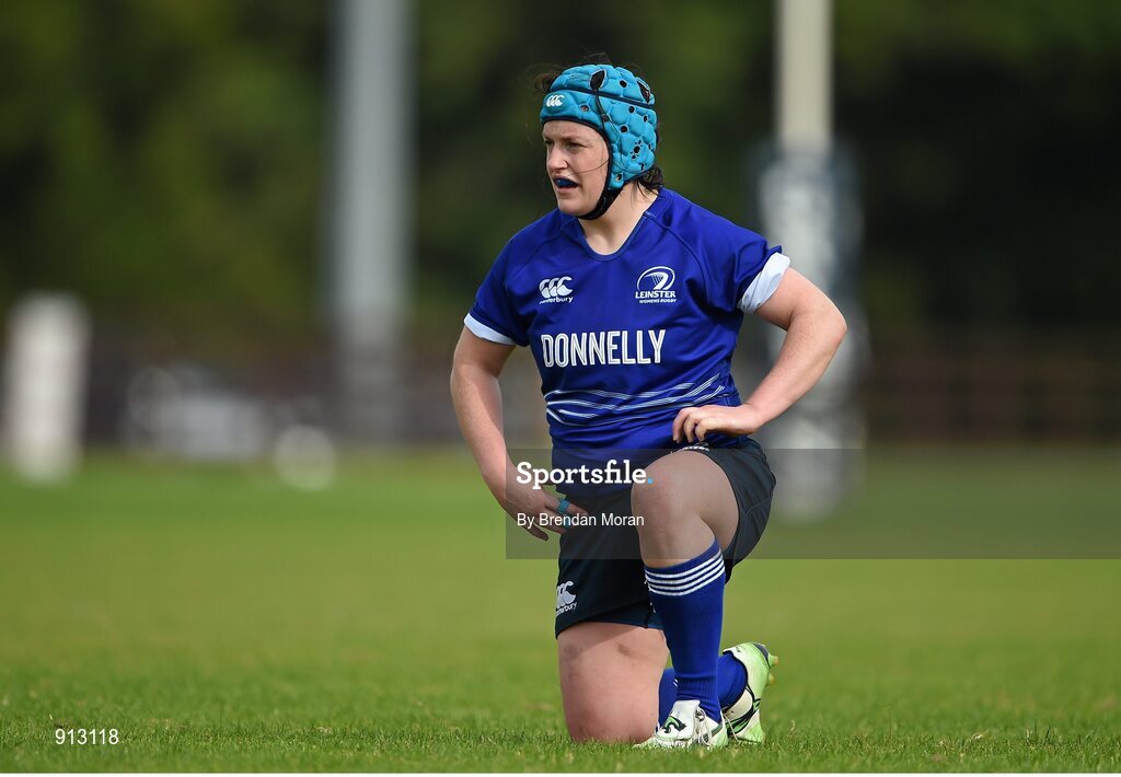 13 September 2014; Anne Marie Rooney, Leinster. Women’s Senior Interprovincial, Leinster v Munster, Ashbourne RFC, Ashbourne, Co. Meath. Picture credit: Brendan Moran / SPORTSFILE
