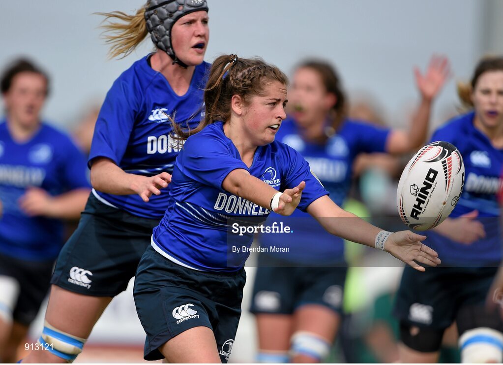 13 September 2014; Meg Parkinson, Leinster. Women’s Senior Interprovincial, Leinster v Munster, Ashbourne RFC, Ashbourne, Co. Meath. Picture credit: Brendan Moran / SPORTSFILE