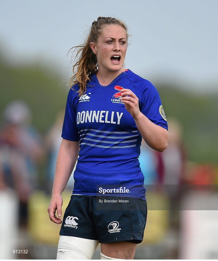 13 September 2014; Elise O'Byrne-White, Leinster. Women’s Senior Interprovincial, Leinster v Munster, Ashbourne RFC, Ashbourne, Co. Meath. Picture credit: Brendan Moran / SPORTSFILE