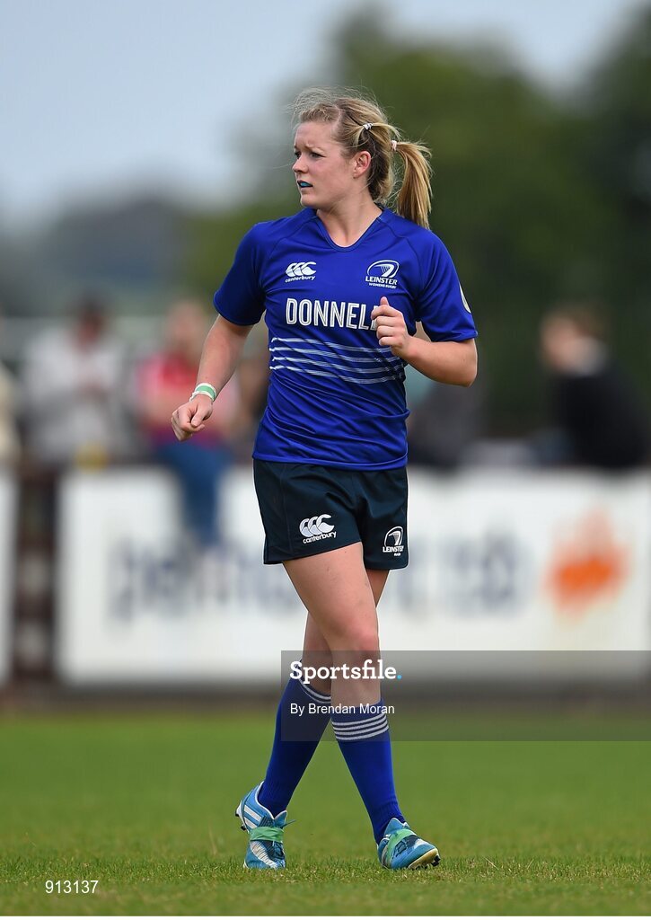 13 September 2014; Vikki McGinn, Leinster. Women’s Senior Interprovincial, Leinster v Munster, Ashbourne RFC, Ashbourne, Co. Meath. Picture credit: Brendan Moran / SPORTSFILE