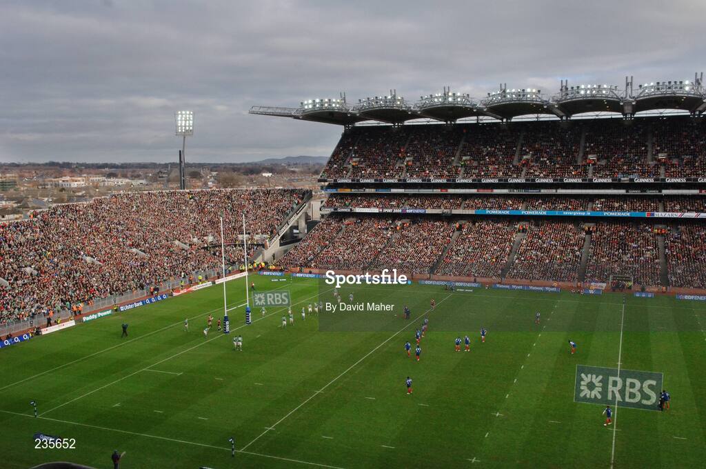 11 February 2007; A general view during the game. RBS Six Nations Rugby Championship, Ireland v France, Croke Park, Dublin. Picture Credit: David Maher / SPORTSFILE