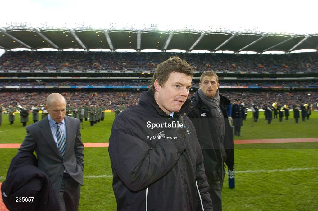 11 February 2007; Brian O'Driscoll, Ireland, on the pitch before the start of the game. RBS Six Nations Rugby Championship, Ireland v France, Croke Park, Dublin. Picture Credit: Matt Browne / SPORTSFILE