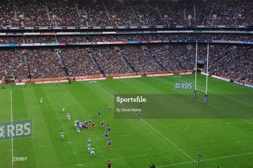 11 February 2007; A general view during the game. RBS Six Nations Rugby Championship, Ireland v France, Croke Park, Dublin. Picture Credit: David Maher / SPORTSFILE