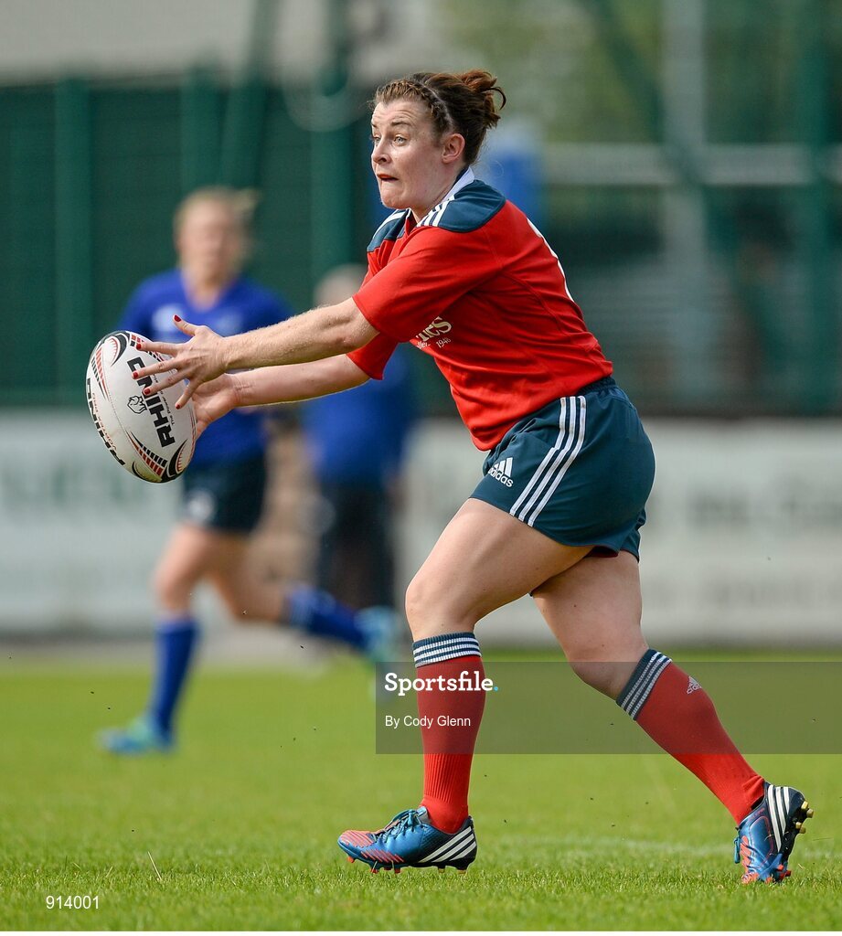 13 September 2014; Mairead Kelly, Munster. Women’s Senior Interprovincial, Leinster v Munster, Ashbourne RFC, Ashbourne, Co. Meath. Picture credit; Cody Glenn / SPORTSFILE