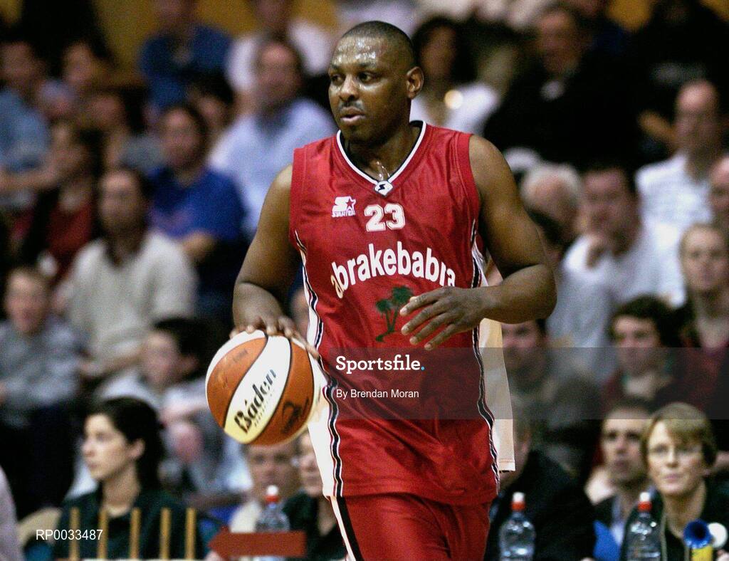 28 January 2007; Roscoe Patterson, Abrakebabra Tigers. Men's Superleague National Cup Final, Abrakebabra Tigers, Tralee, Co. Kerry v UCC Demons, Cork, National Basketball Arena, Tallaght, Dublin. Picture credit: Brendan Moran / SPORTSFILE
