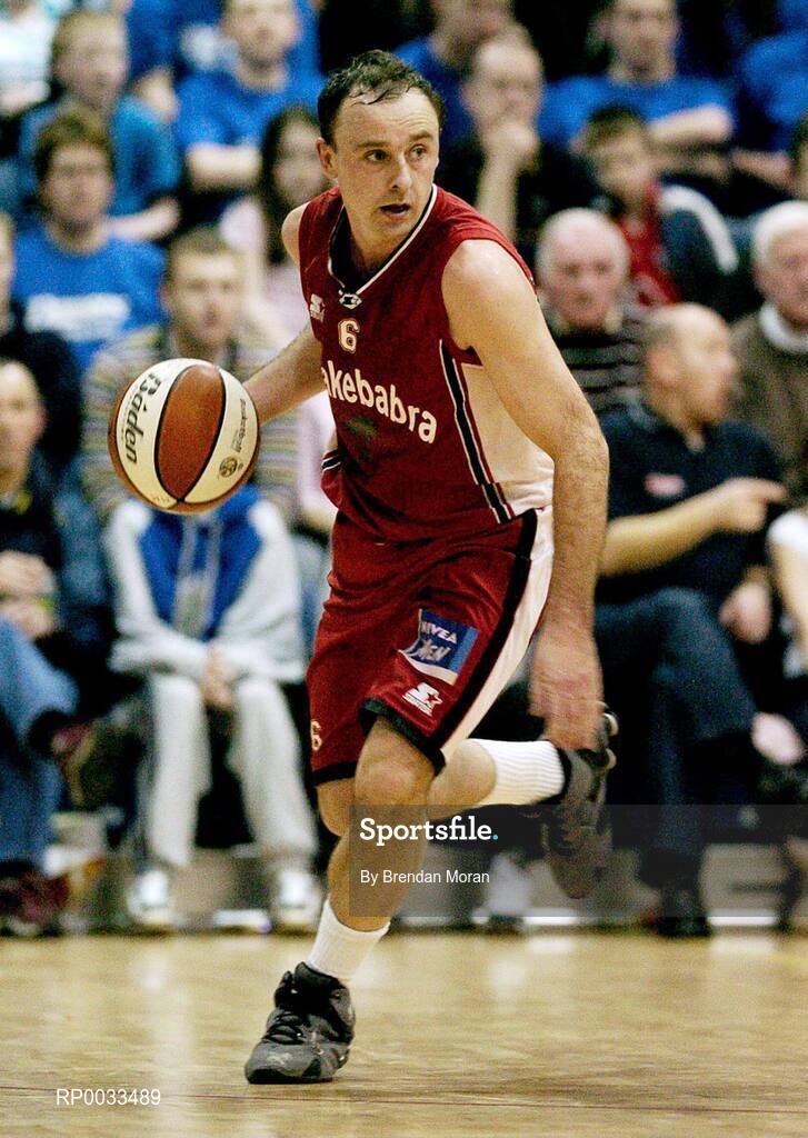 28 January 2007; John Teahan, Abrakebabra Tigers. Men's Superleague National Cup Final, Abrakebabra Tigers, Tralee, Co. Kerry v UCC Demons, Cork, National Basketball Arena, Tallaght, Dublin. Picture credit: Brendan Moran / SPORTSFILE