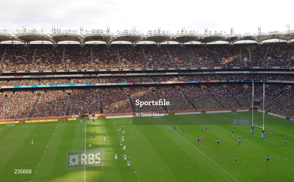 11 February 2007; A general view during the game. RBS Six Nations Rugby Championship, Ireland v France, Croke Park, Dublin. Picture Credit: David Maher / SPORTSFILE