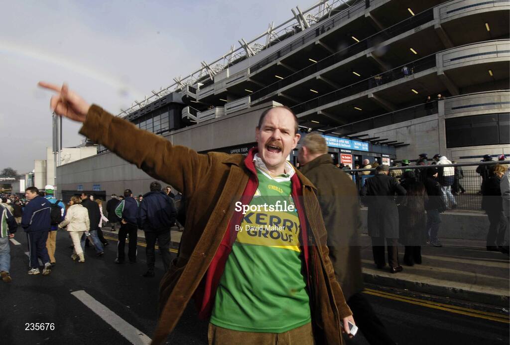 11 February 2007; Richard Hurley, from Tralee, Co. Kerry, welcomes rugby supporters to Croke Park. RBS Six Nations Rugby Championship, Ireland v France, Croke Park, Dublin. Picture Credit: Ray McManus / SPORTSFILE