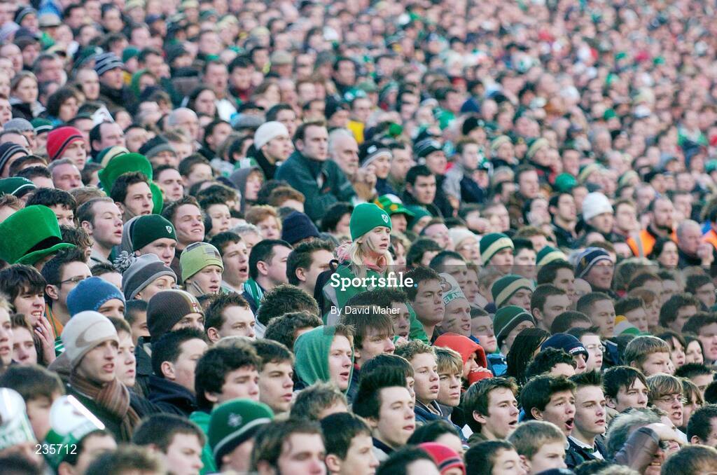 11 February 2007; A general view of spectators during the game. RBS Six Nations Rugby Championship, Ireland v France, Croke Park, Dublin. Picture Credit: David Maher / SPORTSFILE