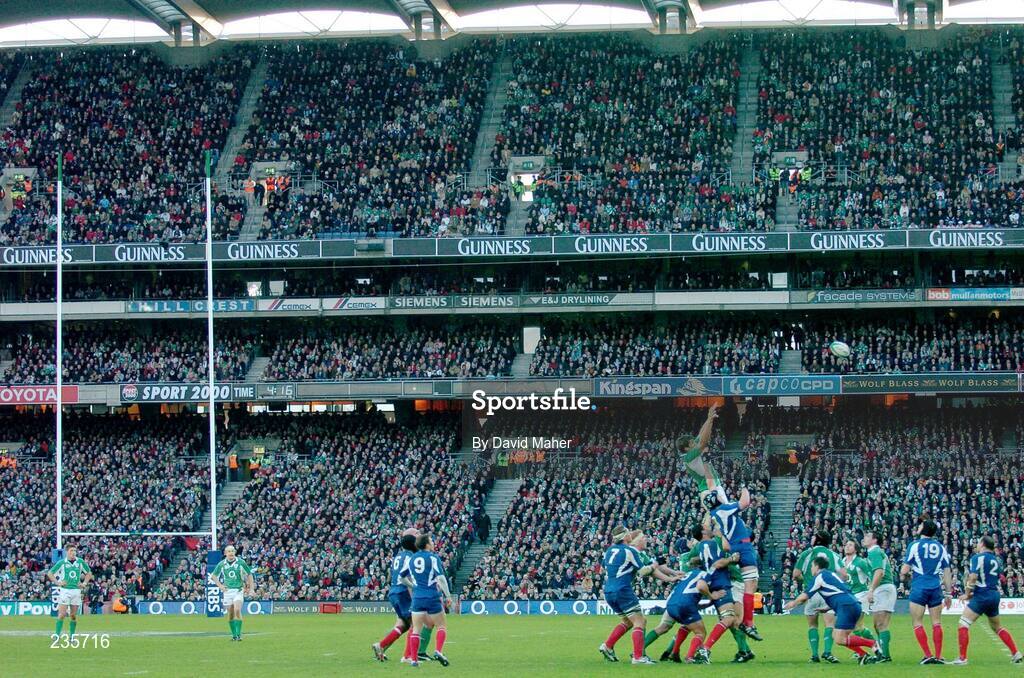 11 February 2007; A general view during the game. RBS Six Nations Rugby Championship, Ireland v France, Croke Park, Dublin. Picture Credit: David Maher / SPORTSFILE