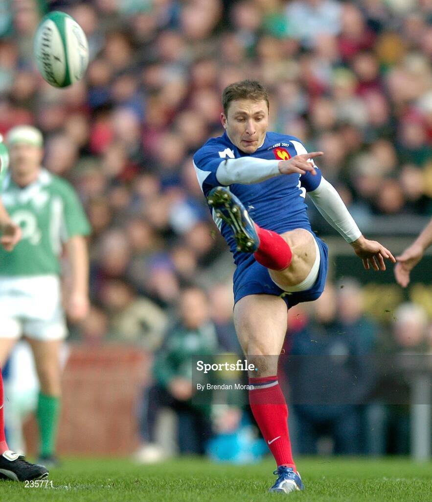 11 February 2007; Pierre Mignoni, France. RBS Six Nations Rugby Championship, Ireland v France, Croke Park, Dublin. Picture Credit: Brendan Moran / SPORTSFILE