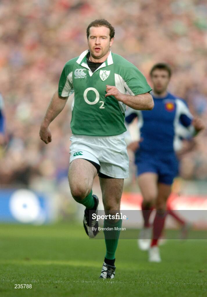 11 February 2007; Geordan Murphy, Ireland. RBS Six Nations Rugby Championship, Ireland v France, Croke Park, Dublin. Picture Credit: Brendan Moran / SPORTSFILE