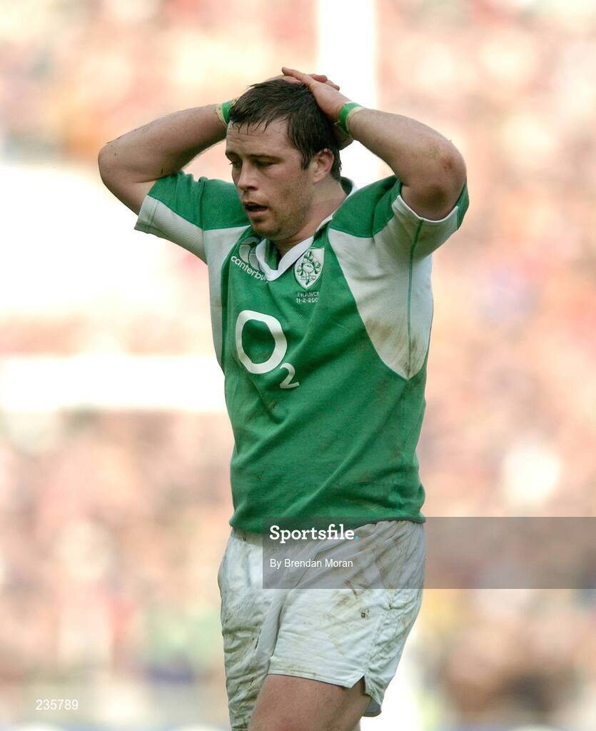 11 February 2007; Marcus Horan, Ireland. RBS Six Nations Rugby Championship, Ireland v France, Croke Park, Dublin. Picture Credit: Brendan Moran / SPORTSFILE