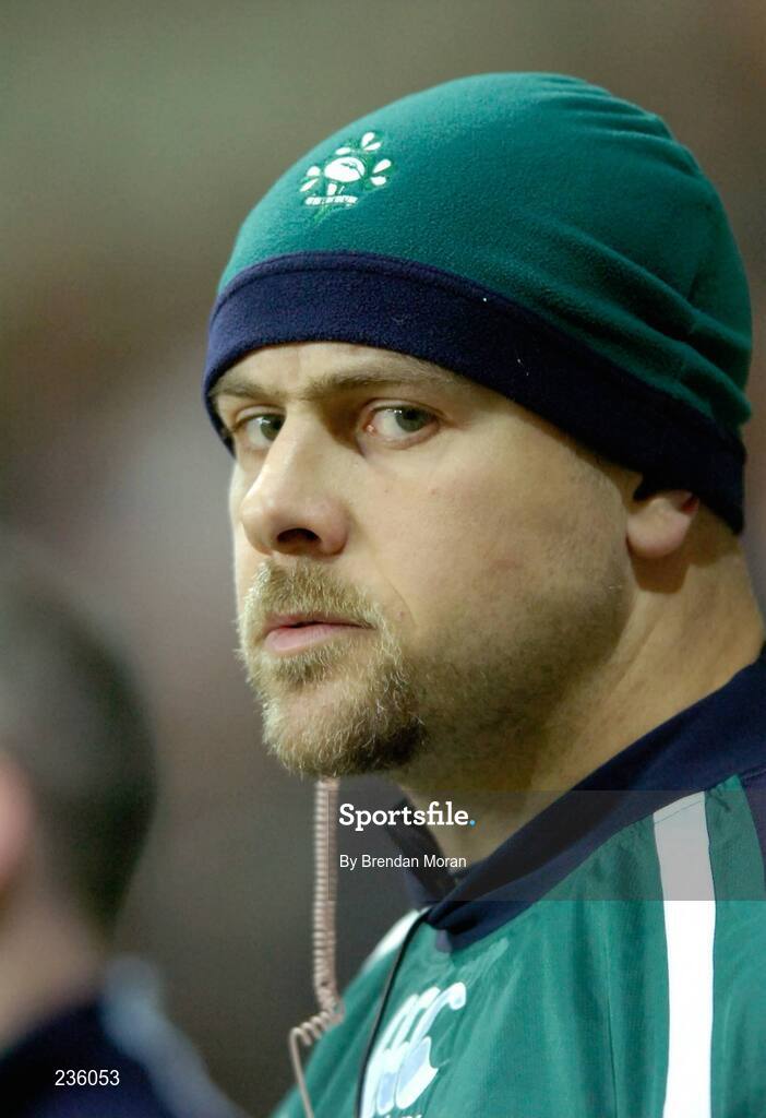 2 February 2007; Dan McFarland, Assistant coach, Ireland. U20 Six Nations Rugby Championship, Wales v Ireland, Liberty Stadium, Swansea, Wales. Picture credit: Brendan Moran / SPORTSFILE