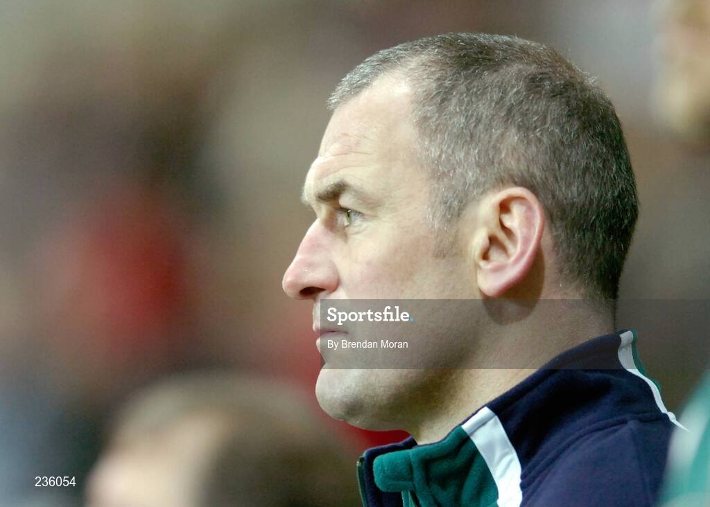 2 February 2007; Eric Elwood, Head coach, Ireland. U20 Six Nations Rugby Championship, Wales v Ireland, Liberty Stadium, Swansea, Wales. Picture credit: Brendan Moran / SPORTSFILE