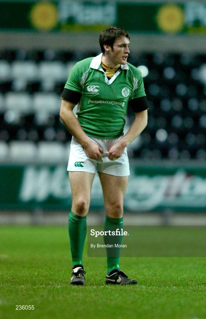 2 February 2007; Shane Monahan, Ireland. U20 Six Nations Rugby Championship, Wales v Ireland, Liberty Stadium, Swansea, Wales. Picture credit: Brendan Moran / SPORTSFILE