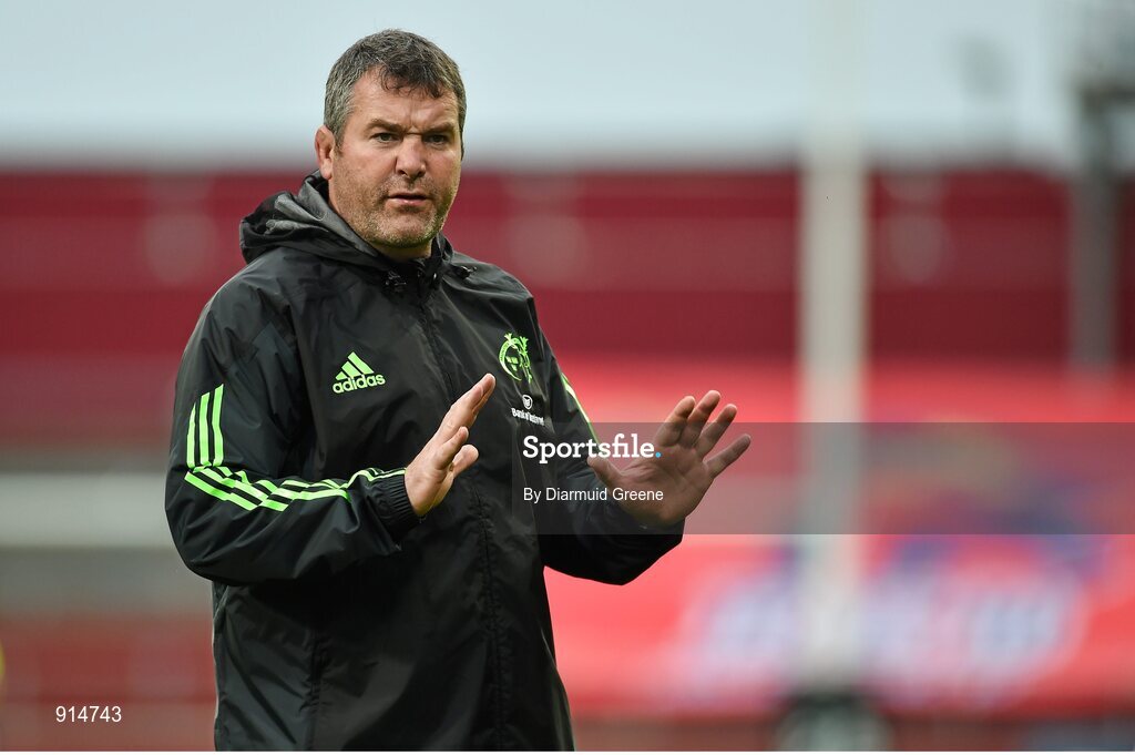 19 September 2014; Munster head coach Anthony Foley. Guinness PRO12, Round 3, Munster v Zebre. Thomond Park, Limerick. Picture credit: Diarmuid Greene / SPORTSFILE