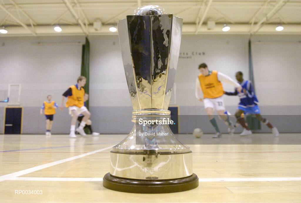 13 February 2007; The FAI Futsal Cup at the launch of the Under 21 Futsal League by the Football Association of Ireland. Dublin City University, Dublin. Picture credit: David Maher / SPORTSFILE